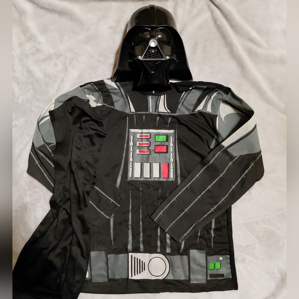 Men's Black Darth Vader Costume Shirt